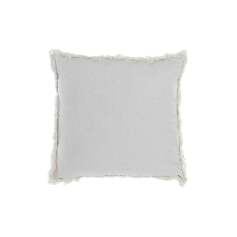 Pude DKD Home Decor Bl Hvid Frynse Middelhavet Marine 45 x 10 x 45 cm (2 enheder) #4