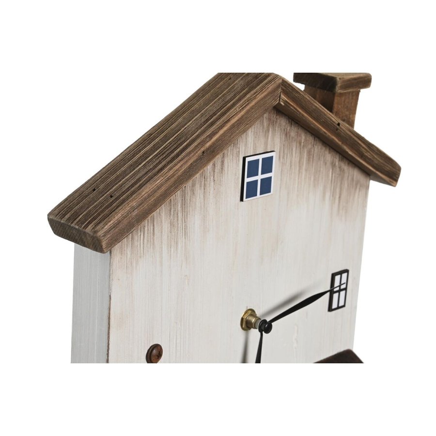 Namizna ura DKD Home Decor 26 x 7 x 31 cm Hvid Huse #9