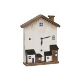 Namizna ura DKD Home Decor 26 x 7 x 31 cm Hvid Huse #1