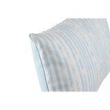 Pude DKD Home Decor 50 x 15 x 30 cm Striber Bl Hvid Middelhavet #4