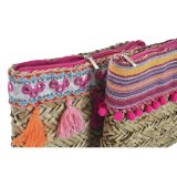 Hndtasker Hippie DKD Home Decor Multifarvet flet (26 x 4 x 20 cm) (2 enheder) #2
