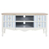 mbler DKD Home Decor Hvid Himmelbl (120 x 48 x 60 cm) #5