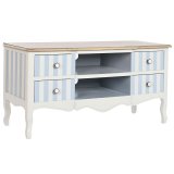 mbler DKD Home Decor Hvid Himmelbl (120 x 48 x 60 cm) #1
