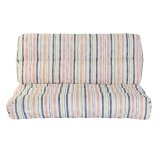 Pude DKD Home Decor Gulv Multifarvet Aluminium Striber 120 x 80 x 16 cm #3