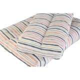 Pude DKD Home Decor Gulv Multifarvet Aluminium Striber 120 x 80 x 16 cm #5