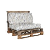 Pude DKD Home Decor Gulv Multifarvet Aluminium 120 x 80 x 16 cm #2
