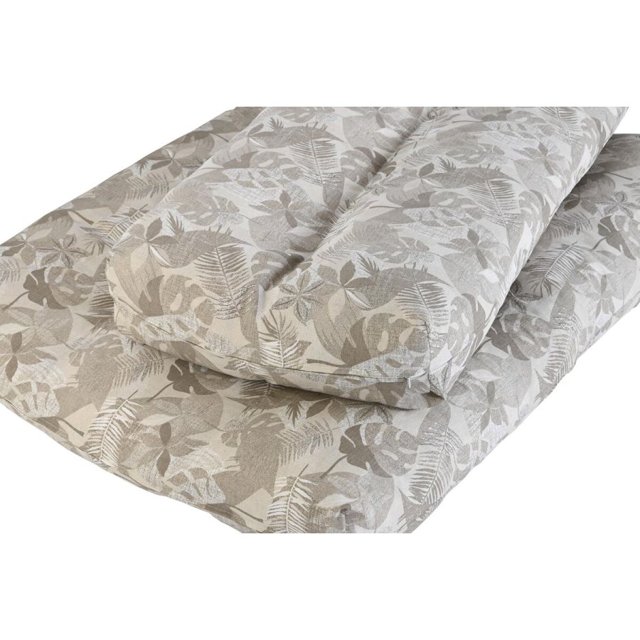 Pude DKD Home Decor Gulv Gr Lys brun Aluminium Blad af en plante 120 x 80 x 16 cm #5