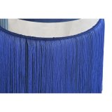 Fodsttte DKD Home Decor Slvfarvet Metal Himmelbl Marinebl Frynse 35 x 35 x 41 cm (2 enheder) #2
