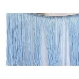 Fodsttte DKD Home Decor Slvfarvet Metal Himmelbl Marinebl Frynse 35 x 35 x 41 cm (2 enheder) #3