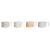 Dele kaffekopst DKD Home Decor Gul Bl Hvid Rd Metal Bambus Dolomite 260 ml #10