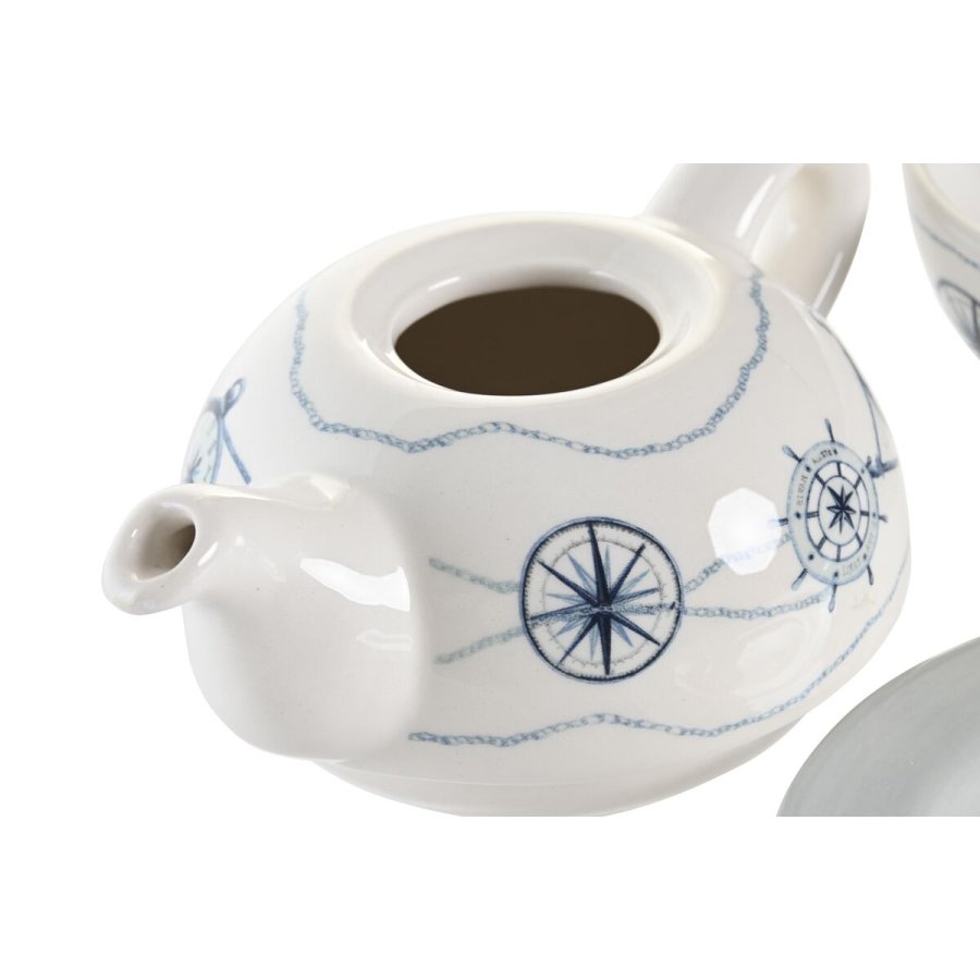 Teselskab-st DKD Home Decor Bl Hvid 750 ml Dolomite (3 enheder) #10