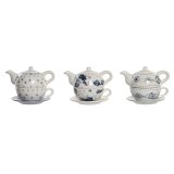 Teselskab-st DKD Home Decor Bl Hvid 750 ml Dolomite (3 enheder) #1