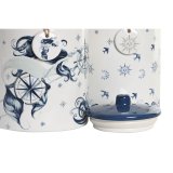 Blik DKD Home Decor Bl 15 x 15 x 21 cm Hvid Dolomite (2 enheder) #4