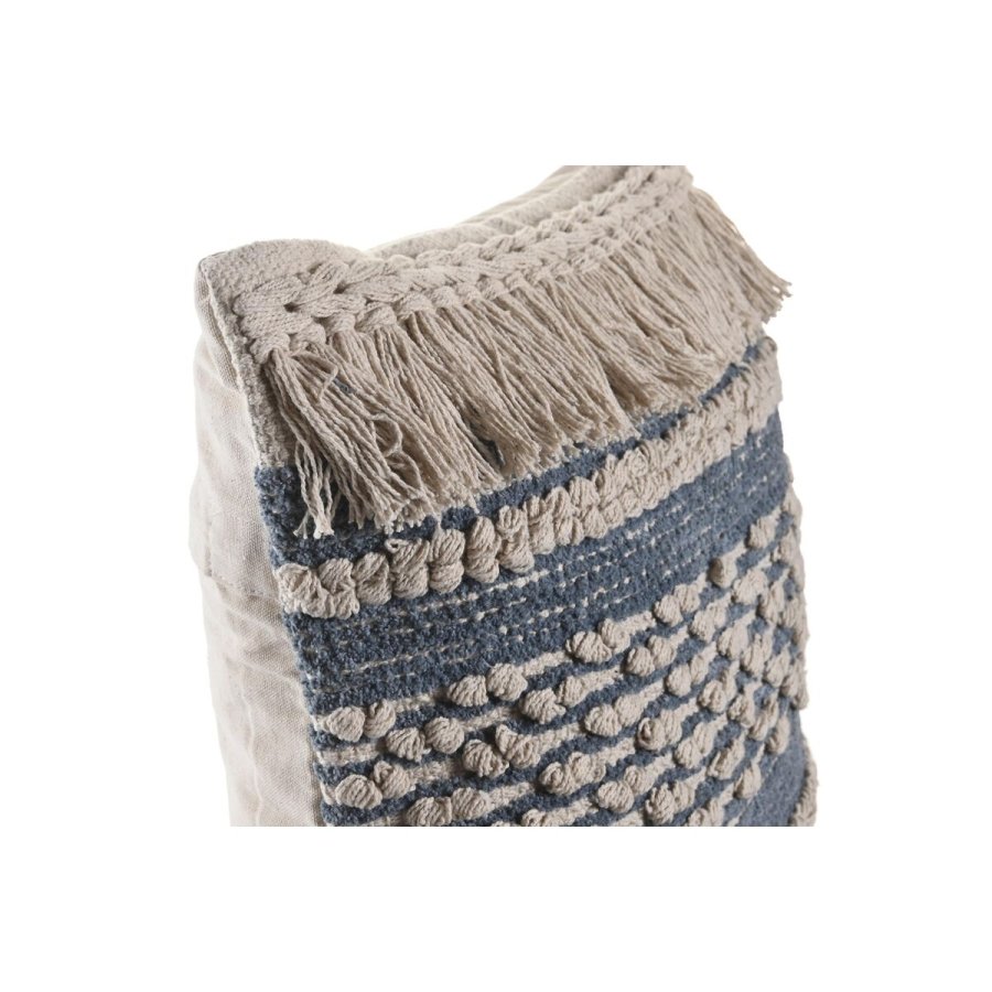 Pude DKD Home Decor Bl 45 x 10 x 45 cm Hvid Boho #2