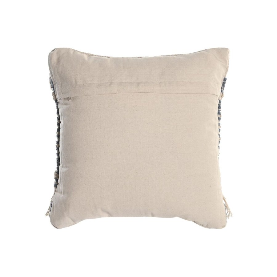 Pude DKD Home Decor Bl 45 x 10 x 45 cm Hvid Boho #3