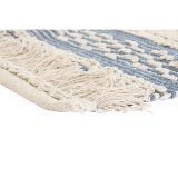 Tppe DKD Home Decor 180 x 120 x 2 cm Bl Bomuld Hvid Boho #5