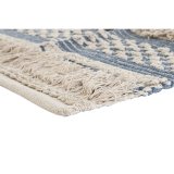 Tppe DKD Home Decor 230 x 160 x 2 cm Bl Bomuld Hvid Boho #9