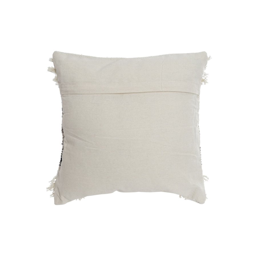 Pude DKD Home Decor Sort Beige 45 x 10 x 45 cm Boho #3