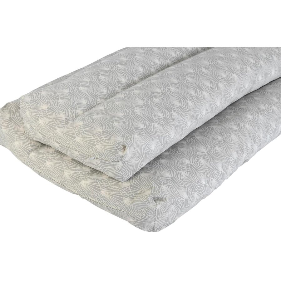Pude DKD Home Decor Gulv Hvid Grn Lysegr Bambus Aluminium 120 x 80 x 16 cm #5