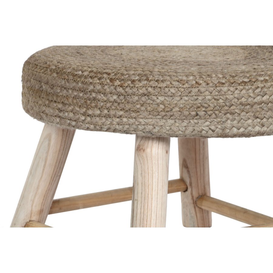 Fodsttte DKD Home Decor Brun Jute Natur Urban 50 x 50 x 35 cm #3