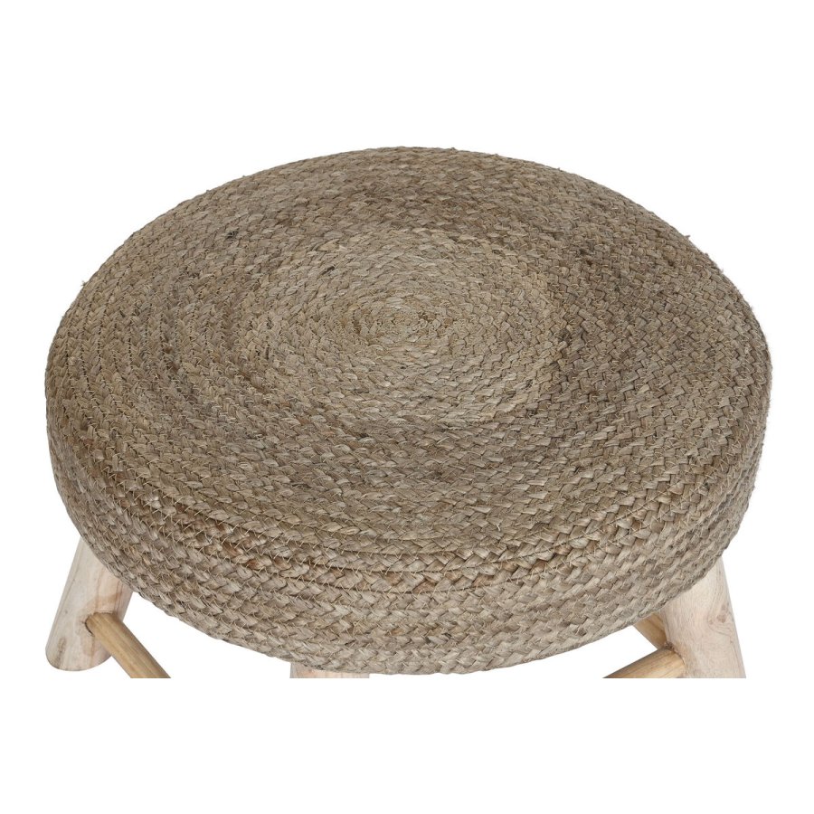 Fodsttte DKD Home Decor Brun Jute Natur Urban 50 x 50 x 35 cm #2