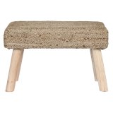 Fodsttte DKD Home Decor Brun Jute Natur Urban 60 x 30 x 40 cm #4