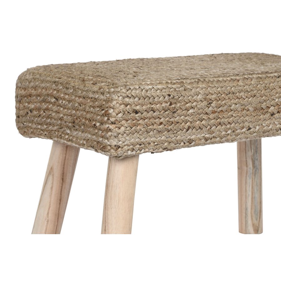 Fodsttte DKD Home Decor Brun Jute Natur Urban 60 x 30 x 40 cm #2