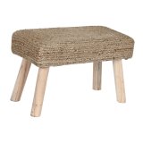 Fodsttte DKD Home Decor Brun Jute Natur Urban 60 x 30 x 40 cm #1