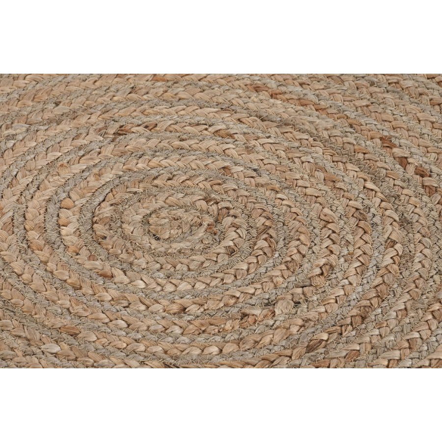 Tppe DKD Home Decor Scandi Grn Lys brun Jute (150 x 150 x 1 cm) #3
