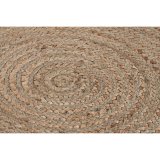 Tppe DKD Home Decor 200 x 200 x 1 cm Scandi Natur Polyester Bomuld Grn Lys brun Jute #3