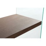 Hylder DKD Home Decor Mrkebrun Krystal Valnd Tr MDF 80 x 40 x 150 cm (1) #3