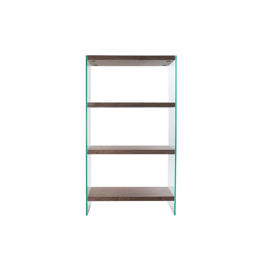 Hylder DKD Home Decor Mrkebrun Krystal Valnd Tr MDF 80 x 40 x 150 cm (1) #5