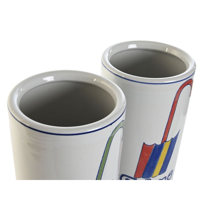 Paraplystativ DKD Home Decor Multifarvet Urban 19 x 19 x 44 cm 19 x 19 x 45 cm (2 enheder) #2