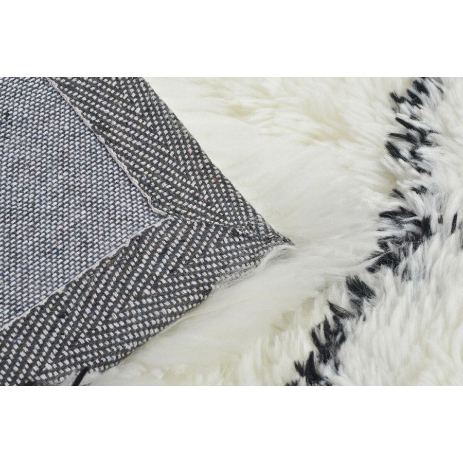Tppe DKD Home Decor 160 x 230 x 5 cm Polyester Hvid Romber #9