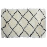 Tppe DKD Home Decor 160 x 230 x 5 cm Polyester Hvid Romber #1