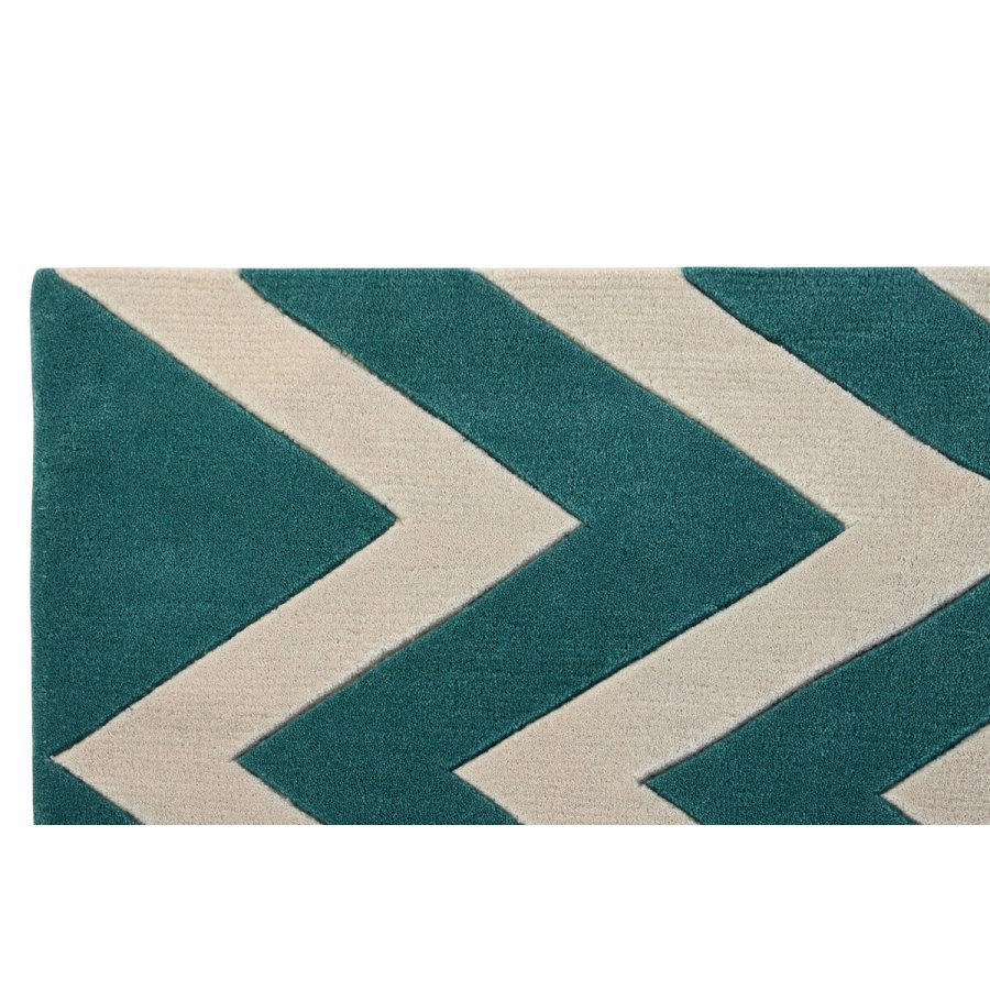Tppe DKD Home Decor Polyester Zigzag To-farvet 120 x 180 x 2 cm #5