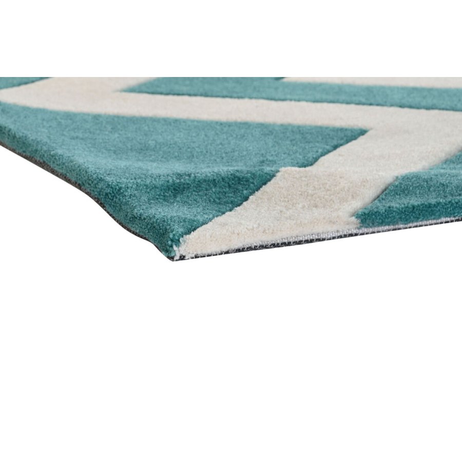 Tppe DKD Home Decor Polyester Zigzag To-farvet 120 x 180 x 2 cm #9