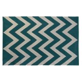 Tppe DKD Home Decor Polyester Zigzag To-farvet 120 x 180 x 2 cm #1