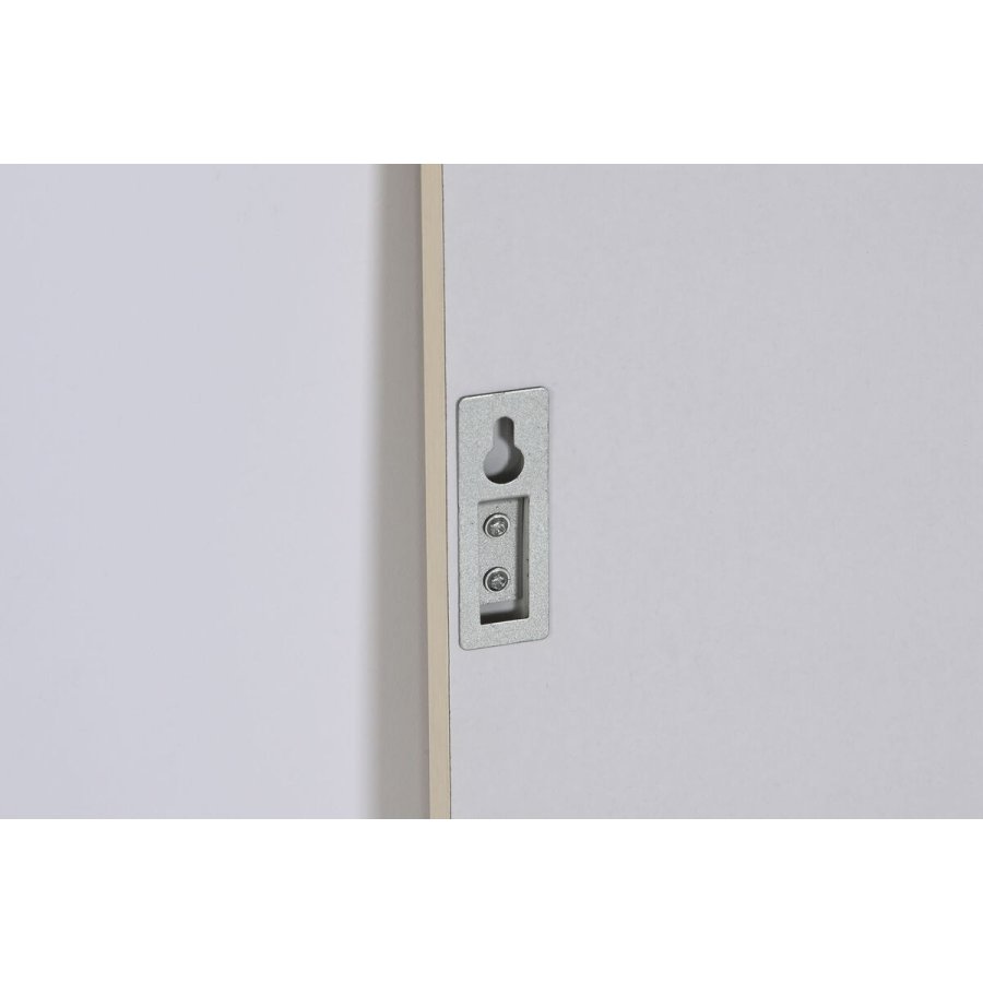 Vgspejl DKD Home Decor Hvid Beige Mrkegr 36 x 2 x 66 cm (4 enheder) #9