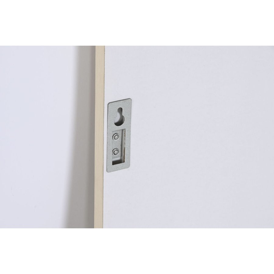 Vgspejl DKD Home Decor Hvid Beige Gr 56 x 2 x 76 cm (4 enheder) #5