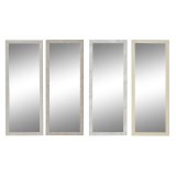 Vgspejl DKD Home Decor 36 x 2 x 95,5 cm (4 enheder) #1