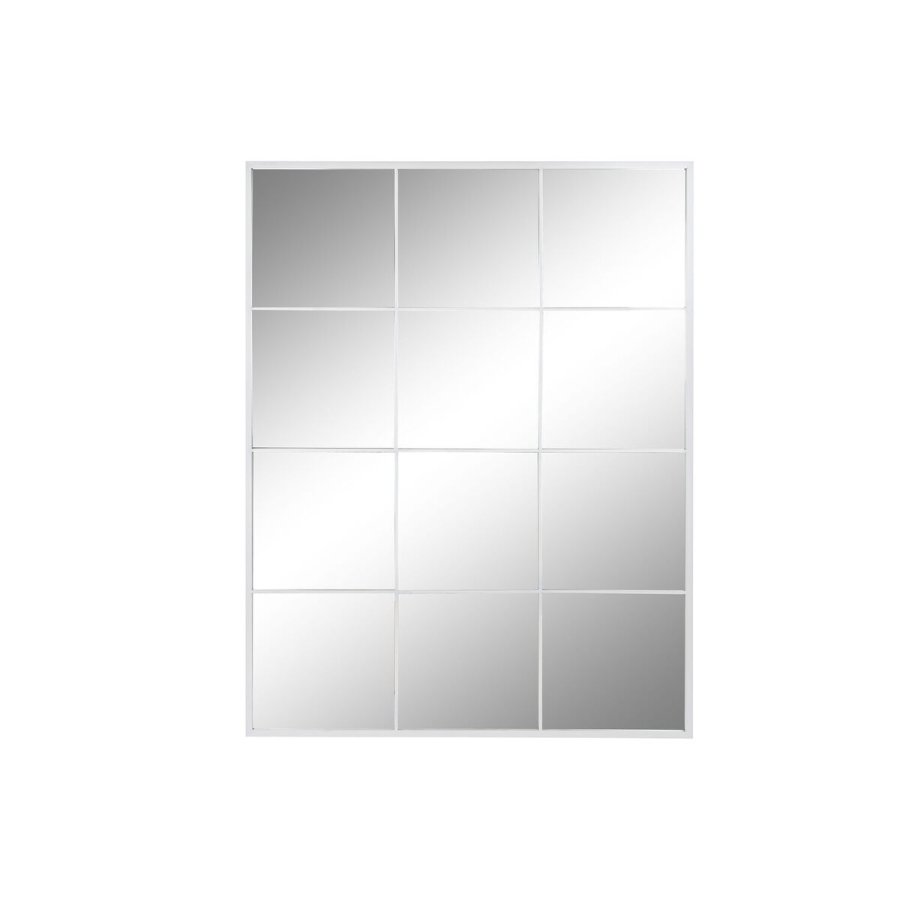 Vgspejl DKD Home Decor Hvid Vindue 90 x 2 x 120 cm 90 x 1 x 120 cm #1