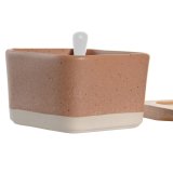 St til appetizere DKD Home Decor 26 x 9 x 4 cm Porceln Multifarvet Bambus 8 Dele Skandinavisk #4