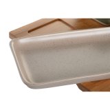 St til appetizere DKD Home Decor 24 x 23,5 x 1,5 cm Porceln Multifarvet Bambus 6 Dele Skandinavisk #4