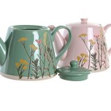 Tekande DKD Home Decor Pink Grn Stentj (2 enheder) #7