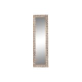 Vgspejl DKD Home Decor 44 x 3 x 150 cm Krystal Brun Hvid Mangotr Indianer mand Tr MDF Afkldt #1
