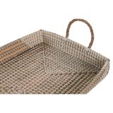 Bakkest DKD Home Decor Gul Natur 48 x 38 x 15 cm 52 x 38 x 15 cm (2 enheder) #7