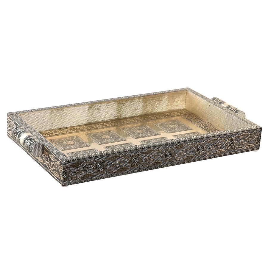 Bakke DKD Home Decor Champagne Tr Metal 36 x 22 x 4 cm #1
