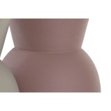 Vase DKD Home Decor Beige Pink Jern 17 x 17 x 40,5 cm (2 enheder) #2