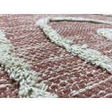 Tppe DKD Home Decor Pink Terrakotta Hvid Frynse Urban (160 x 230 x 1 cm) #13